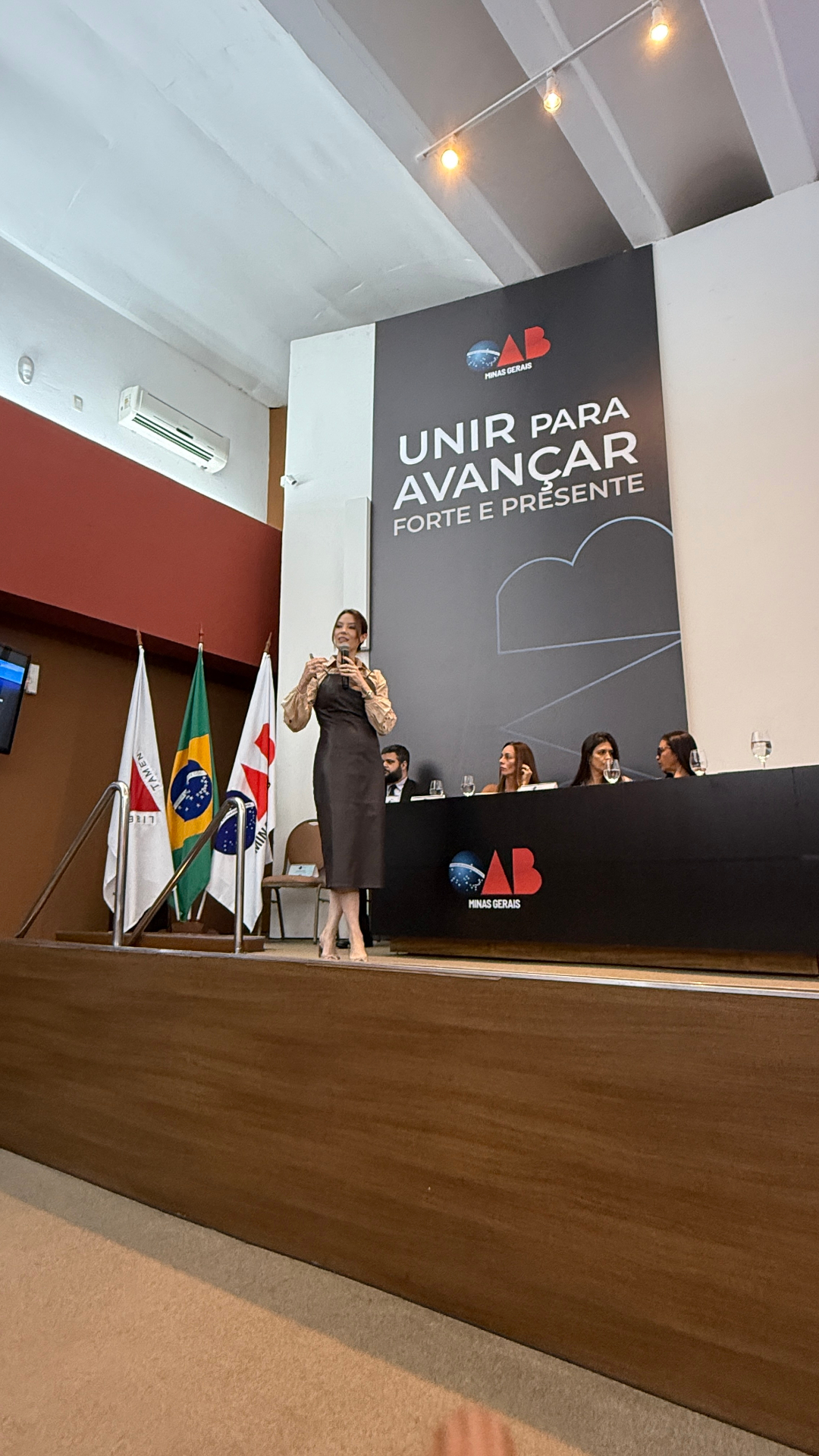 Malu Albuquerque palestrando na OAB Minas Gerais — Unir para Avançar